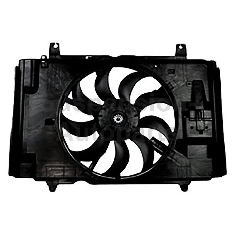 TYC Dual Radiator and Condenser Fan Fits 2009 2010 2011 2012 2013 Nissan Cube_SU - Image 2 of 3