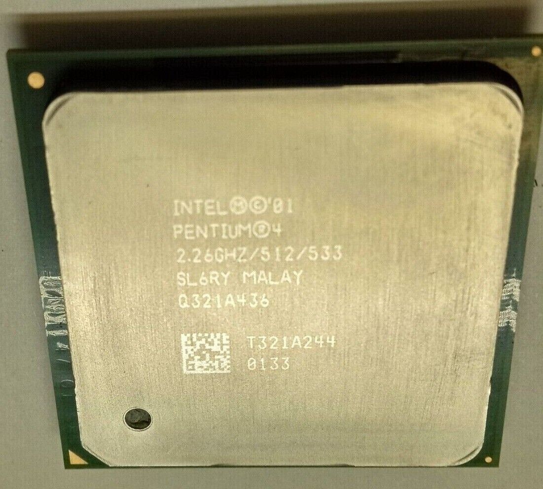 Intel Pentium 4 512K 2.26Ghz CPU SL6RY 533Mhz CPU Processor Socket