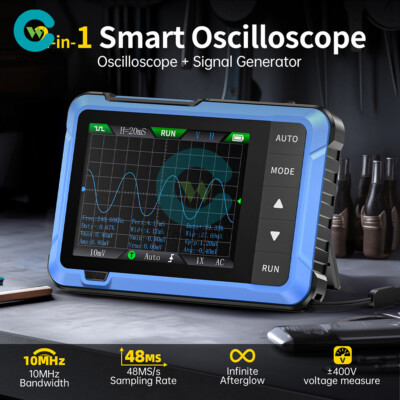 FNIRSI DSO510 Handheld Digital Oscilloscope Signal Generator 48MS/s 10MHz New