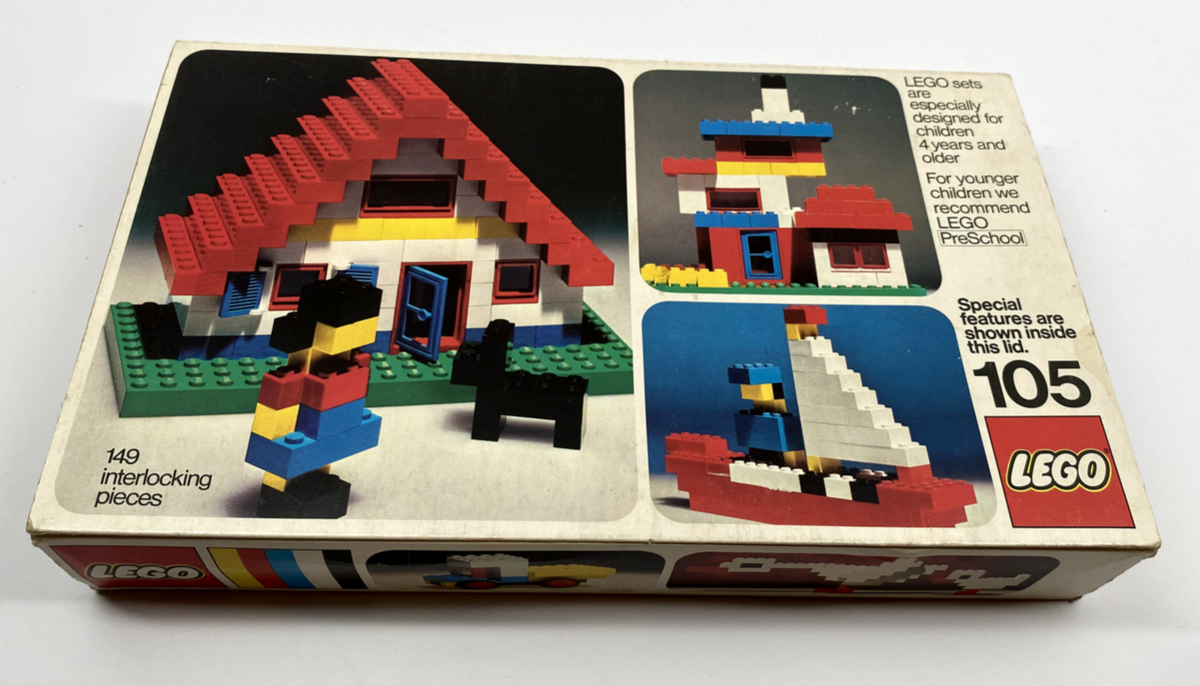 1973 LEGO Building Set 105 Vintage, Classic, Rare - May not be 