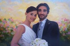 Portrait of a loved one is the best gift! Oil painting on canvas