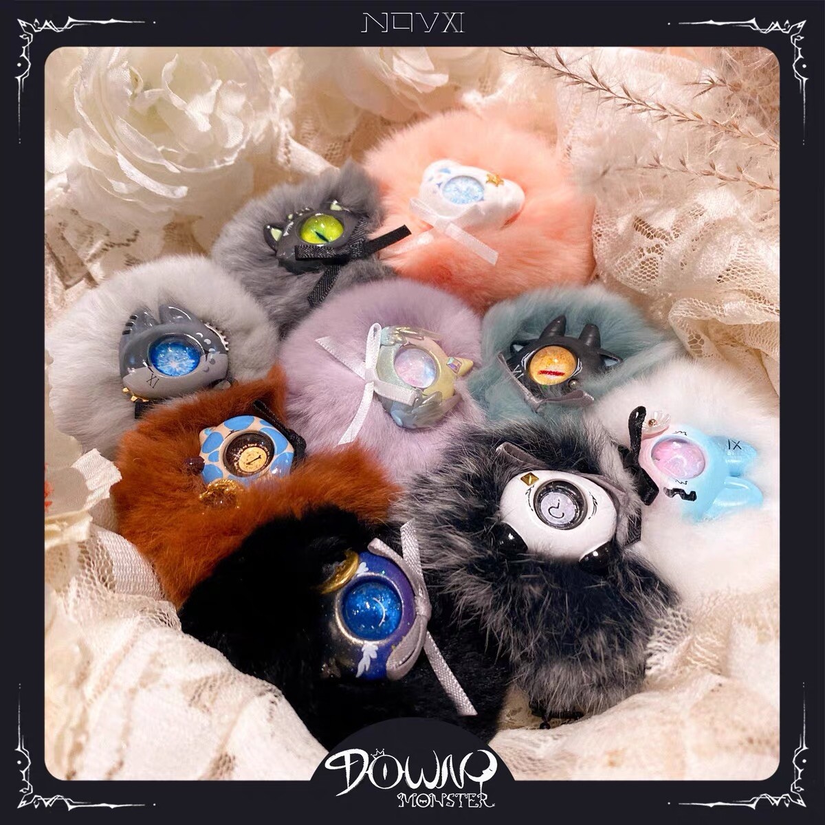 キーケース The Monsters Highlight Series Sealed Case (6 Blind Boxes) Novxi Downy Monster Series Sealed Case Of 8 Blind Box | eBay