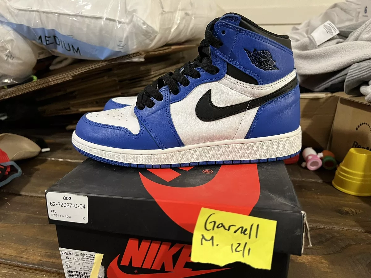 Air Jordan 1 Retro High OG BG - Game Royal (YOUTH SIZE 6) W/ Original Box