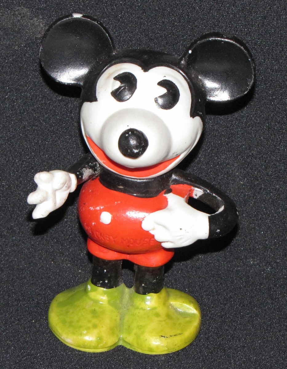 Mickey Mouse 1930s Bisque Toothbrush Holder, Walt Disney; Made in