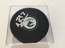 Vancouver Canucks Nick Bonino Signed Hockey Puck Autographed a
