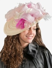 Venetian Mask Victorian Hat Made In Venice, Italy 