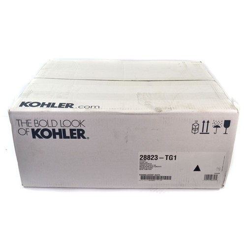 KOHLER Yepsen Glas-Unterbauwaschbecken – 43,2 X 33 Cm, Rechteckig, Transparent-Sandalwood