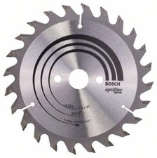 Bosch Kreiss&auml;geblatt Optiline Wood, 150 x 20/16 x 2,4 mm, 24 Z&auml;hne