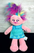 BAB Trolls Poppy Plush Build A Bear Workshop Pink Trolls World Tour READ 