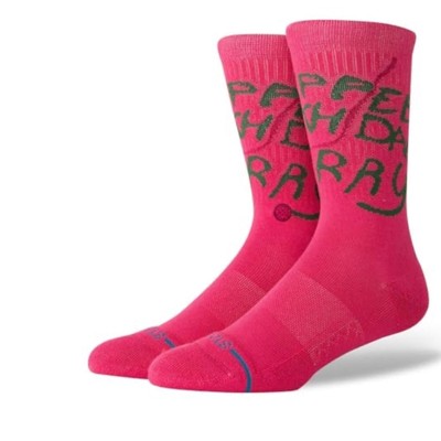 Stance Harry Potter Socks Pink and Green Men's casual Crew Socks large