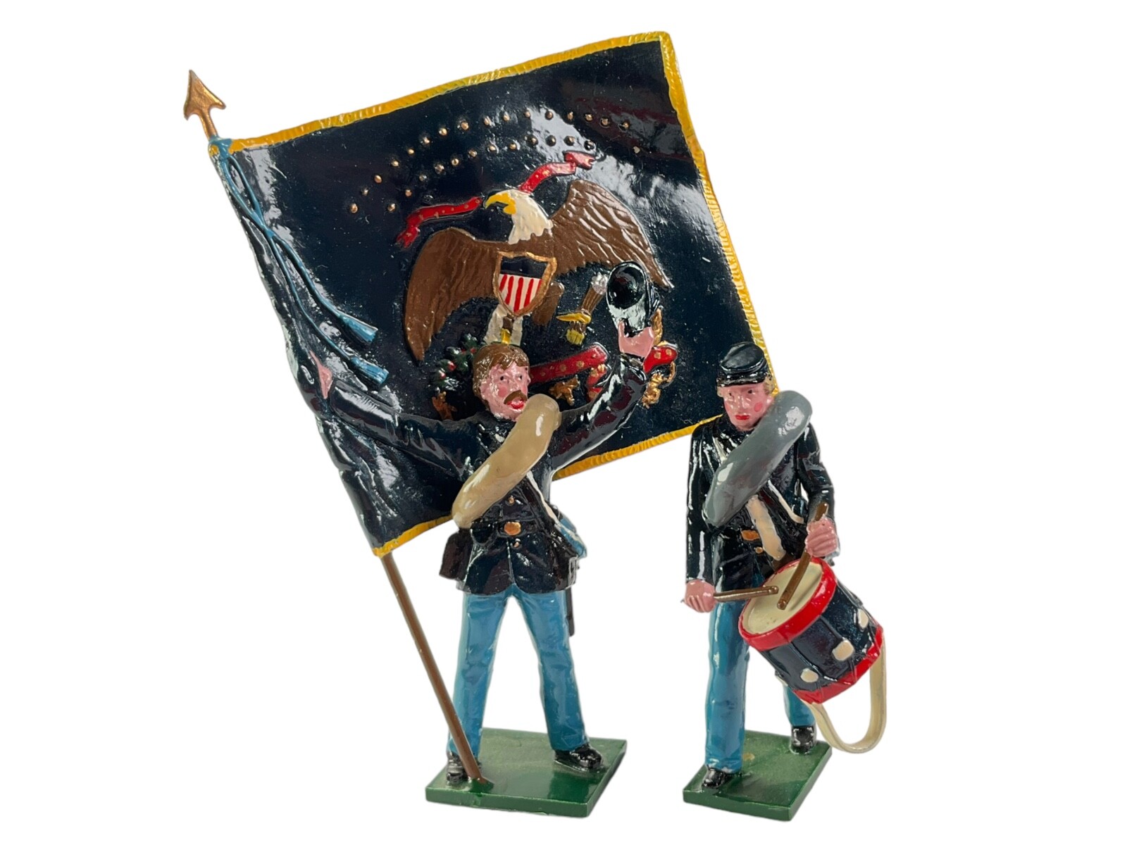 TRADITION #903 UNION INFANTRY w/Flag & Drum BOXED SET 54mm ♤