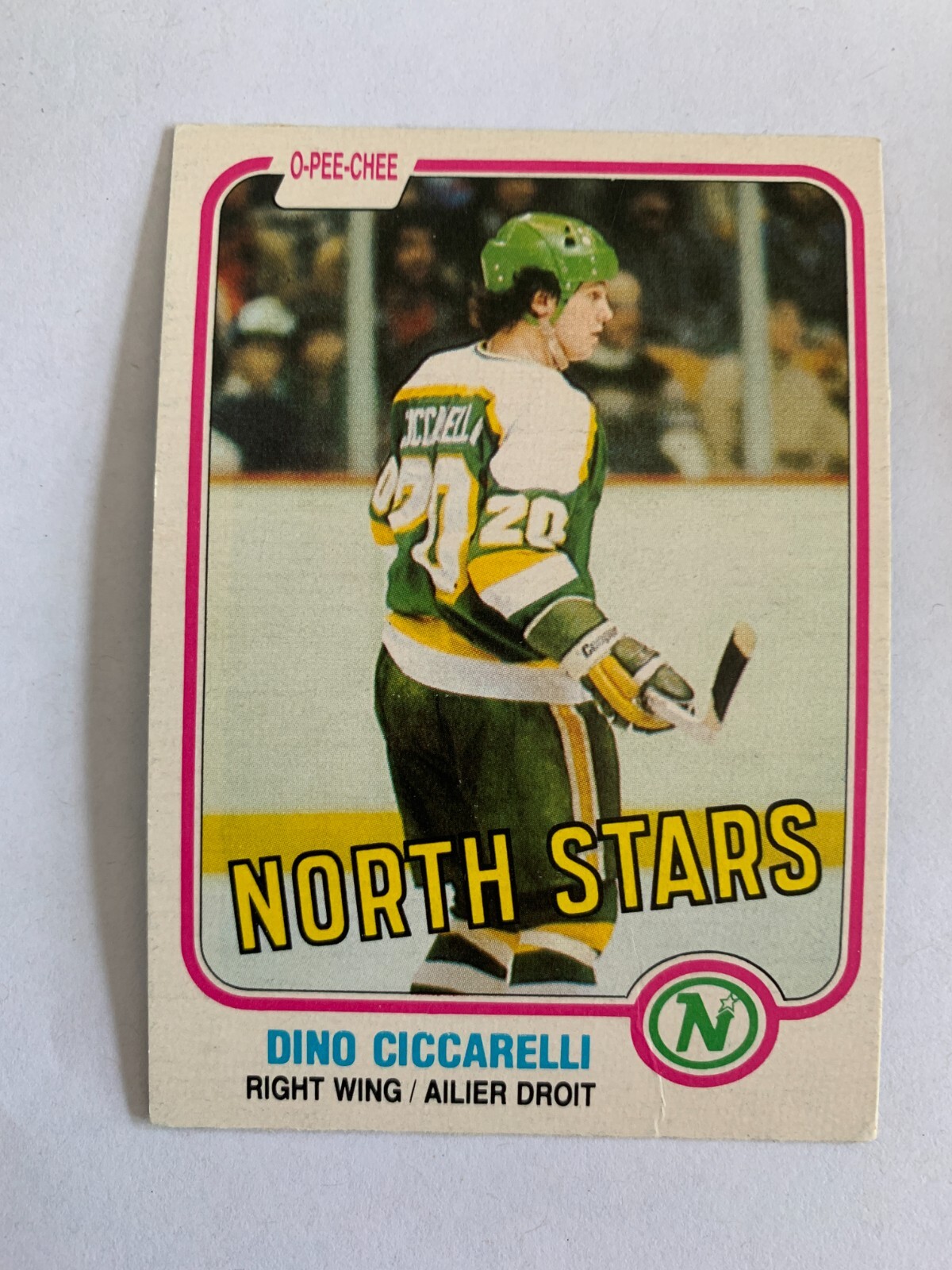 1981-82 O-Pee-Chee #161 Dino Ciccarelli RC Minnesota North Stars - VINTAGE (v27)