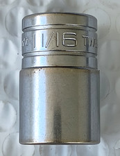 SNAP ON TW221, 1/2" DRIVE, 11/16" SOCKET, SHALLOW, 6 POINT.