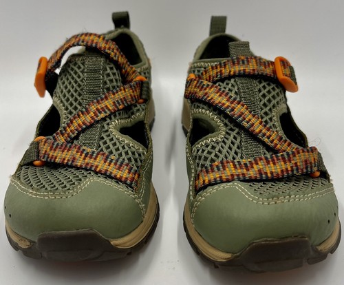 Chaco Odyssey Todo Terreno Secado Rápido Deporte Niños Sandalias Zapatos Talla 1 Verde Naranja - Imagen 15 de 24