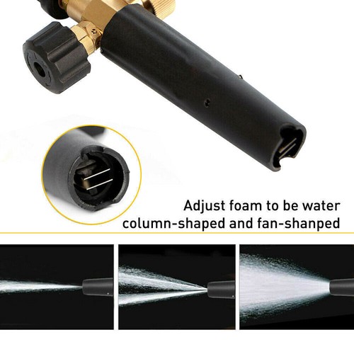1/4" Snow Foam Lance Cannon Soap Bottle Sprayer Pressure Washer Gun Jet Car Wash - Picture 14 of 27