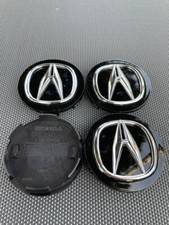 Acura Set Of 4 Black 69 Mm2.71 In Wheel Center Caps - Satisfaction Guarantee