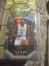 2025-26 Bowman Basketball Chrome VIP Refractor Caleb Wilson VIP-9 UNC