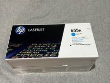 NEW OEM HP 655A CF451A Cyan LaserJet Toner Cartridge