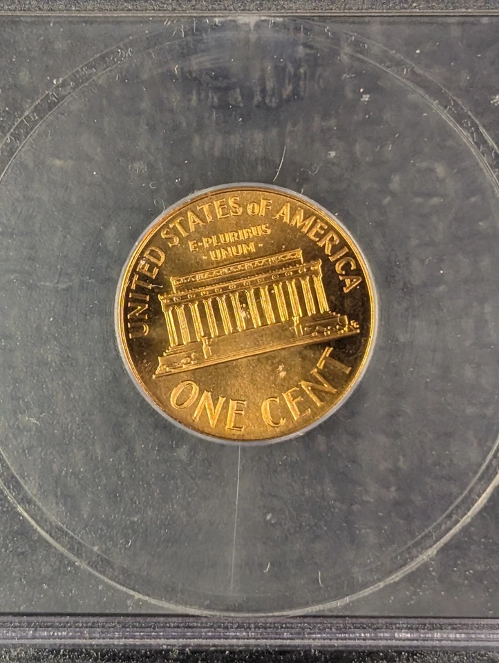 1966 SMS MS 69 RD Lincoln Memorial Cent 1c TOP POP Greysheet=$650 A.Hutto Signed - Image 4 of 4