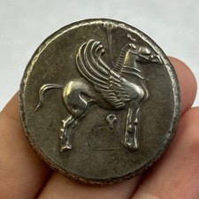 Exquisite Collectible Ancient Roman Greek silver coated coin