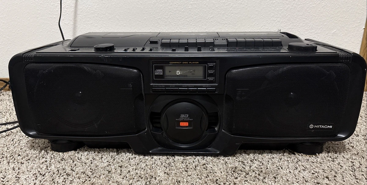 HITACHI 日立　MQ-30　コンパクト・ステレオ・システム 日立便携式立体声音响和Boombox | eBay