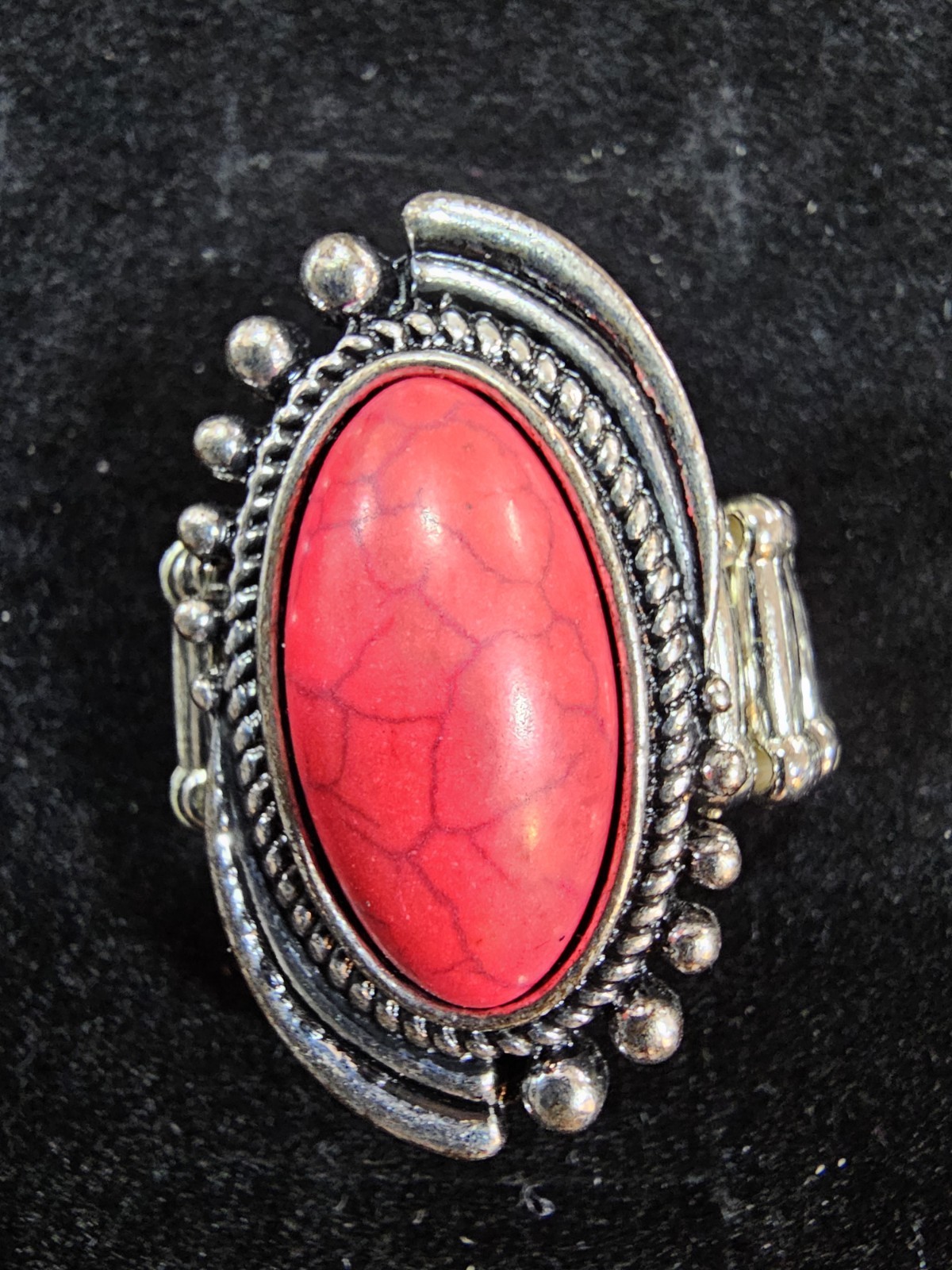 Adjustable Stretch Ring Lot Mixed Silvertone Jewe… - image 4