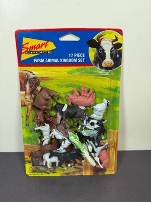 Smart Choice 17 Piece FARM ANIMAL KINGDOM SET Figure Diorama 02424