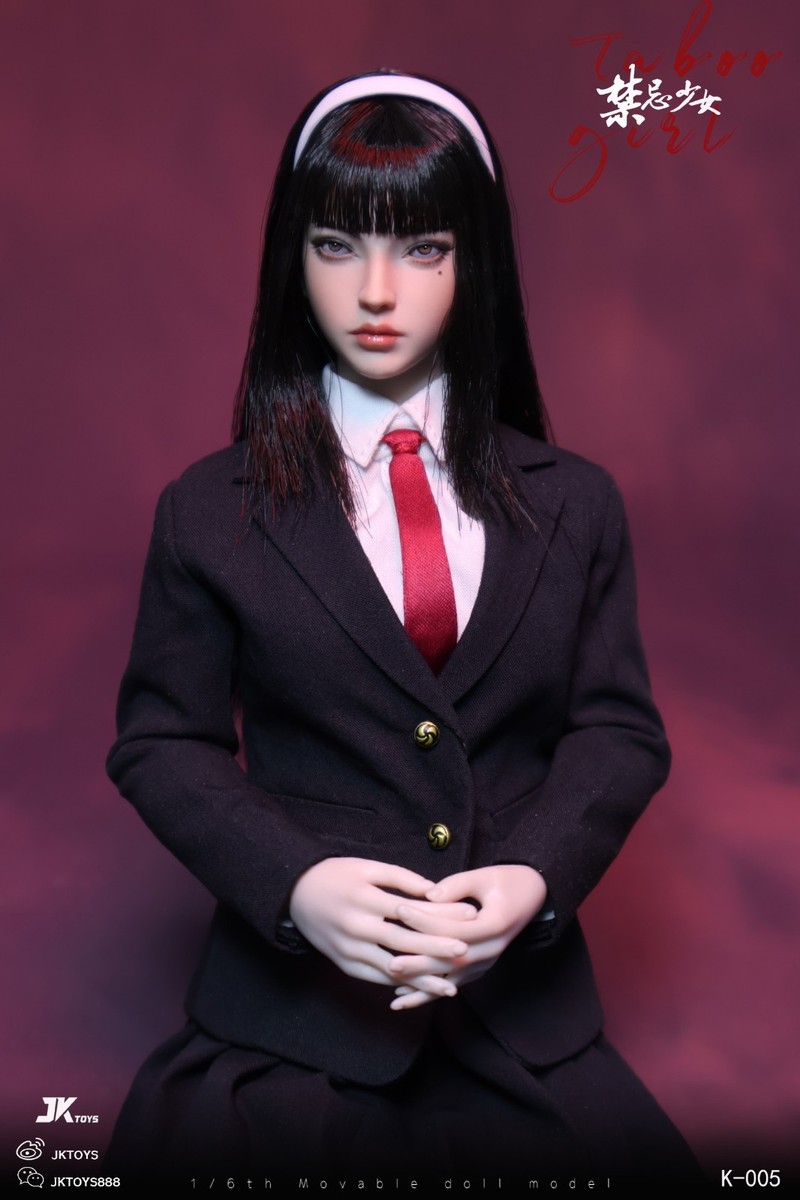 JKTOYS K-005 1/6 Taboo Girl Tomie Cosplay Action Figure Toy Model