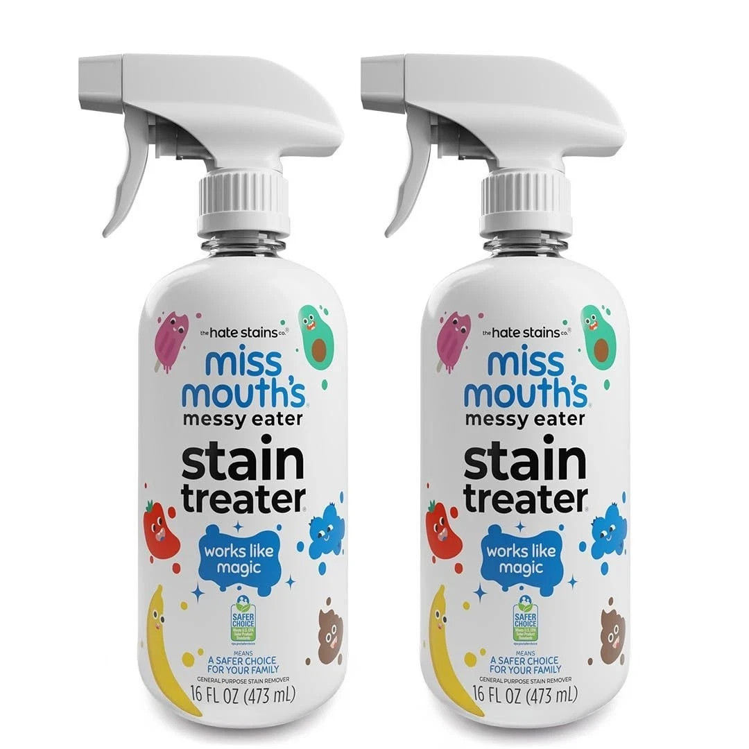 Miss Mouth's - Messy Eater Stain Treater Spray - 16oz - Stain Remover - 2 Pack