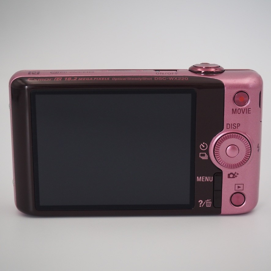 Mint] Sony Cyber-shot DSC-WX220 18.2 MP Digital Camera Pink Wi-Fi
