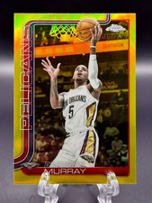 2025-26 Dejounte Murray Topps Chrome Yellow Parallel #167/275 Pelicans