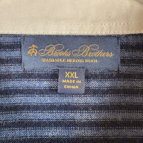 Brooks Brothers Herren XXL Rugby Shirt Langarm gestreift Merinowolle - Bild 6 von 6