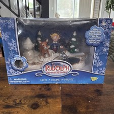 Rudolph The Red-Nosed Reindeer "We're A Couple of Misfits" Talking Play Set