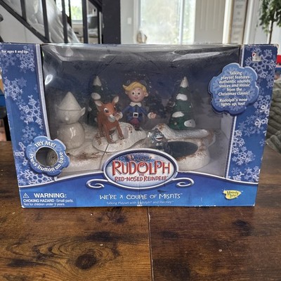Rudolph The Red-Nosed Reindeer ''We're A Couple of Misfits'' Talking Play Set