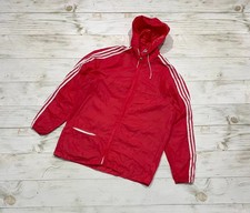 Vintage Adidas Ventex Raincoat 80s Jacket Made In France Men Size M Red