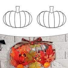 Forme de couronne de citrouille en fer forgé conçue pour les présentoirs cré