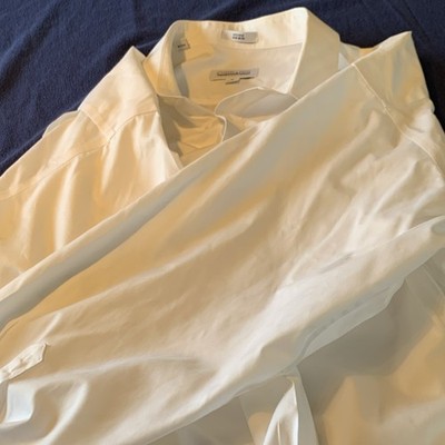 joseph & feiss non iron dress shirt JOSEPH & FEISS LS NON-IRON 2-PLY BUTTON FRONT DRESS SHIRT 17.5 1/2 34/35 LKNEW