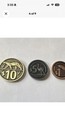 Uruguay Metal Game Token Lot of 4 $1 $5 $10 $20 Animal Design — photo 2