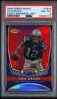 2008 Topps Finest Tom Brady Finest Moments REFRACTOR  134/149 Pop 3 RARE