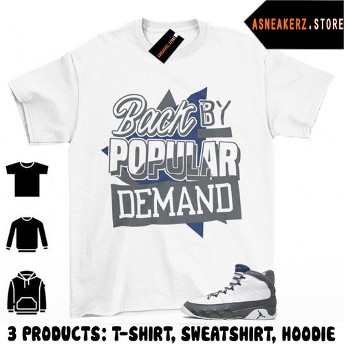 Shirt To Match AJ 9 Flint Grey 2026 Sneaker Matching Tee Popular Demand T-Shirt - Foto 1 di 2