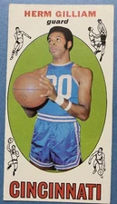 1969-70 Topps - Herm Gilliam #87 (RC) Rookie Cincinnati Royals Basketball Card