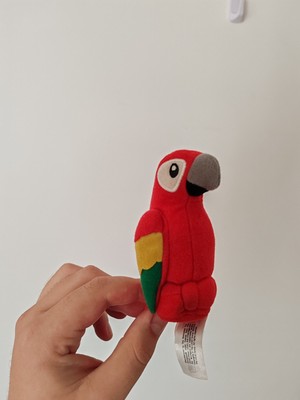 Offizielles LEGO The Manhattan Toy Company Papagei Plüsch sehr selten 6 Zoll Plüschtier Kuscheltier