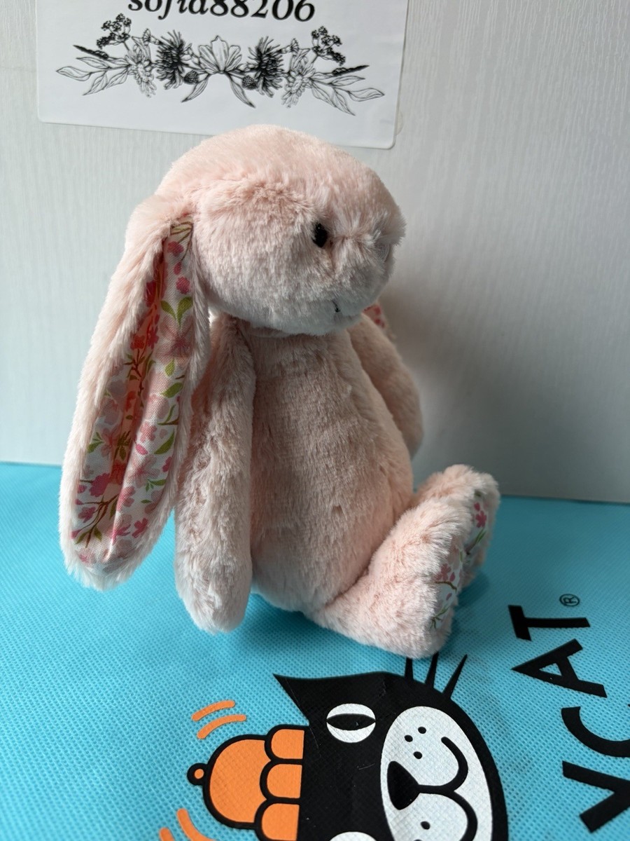 Jellycat Small Blossom Blush Bunny 'Cherry' Plush W/DustBag 100