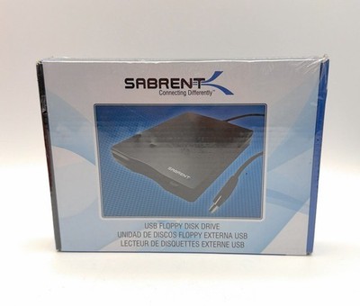 Sabrent External USB 2.0 1.44 MB 2X Floppy Disk Drive (FL-UDRV) Plug & Play