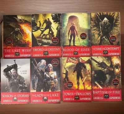 The Witcher Novels by Andrzej Sapkowski - 8 Books [Complete Series]