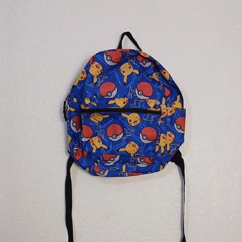 Blue Pikachu Kids Backpack