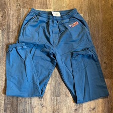NWT Crazy Shirts Pants Joggers Mens XL Blue w/ USA Banner Hawaii Dyed Lounge