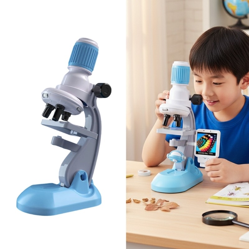 Children Safe Educational Microscope 1200X High Resolution ...