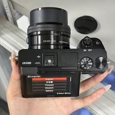 90 New Sony Alpha a6100 24.2MP Mirrorless Digital Camera with 16-50mm Lens Kits