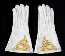Handschuhe Leder Uniform Mittelalter CSA Offizier Edelmann Ritter LARP KVM121